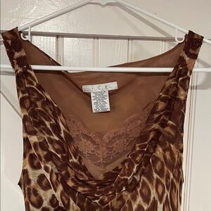 Brown Leopard Print